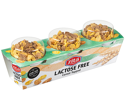 Crunchy cereal topped