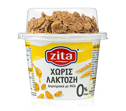 Άπαχο γιαούρτι 0% & Δημητριακά με μέλι