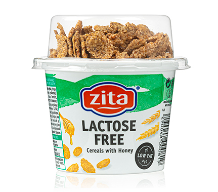 Honey coated cereal topped Low Fat