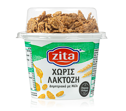 Γιαούρτι με χαμηλά λιπαρά & Δημητριακά με μέλι